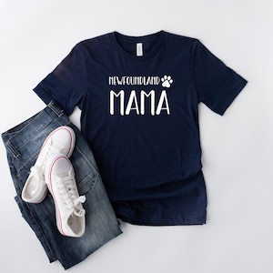 Newfoundland Mom Shirt, Funny Dog Lover Gift, Cute Dog Breed Tee for Women, Newfoundland Owner Shirt, Dog Mom Gift, New Newfoundland Owner