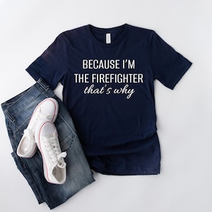 Brandweerman grappig brandweerman shirt, schattig brandweerman T-shirt, brandweerman grappig shirt, eerstehulpverlener, brandweerman cadeau, brandweerwagenchauffeur