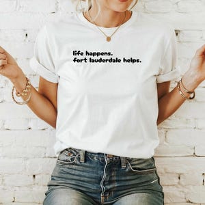 Unisex Fort Lauderdale Florida Shirt, Beach Lover Tee, Florida Travel Gift, Sunshine State Souvenir, Spring Break Vacation Shirt