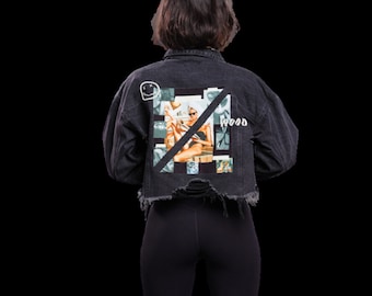 Mood Cropped Denim Jacket