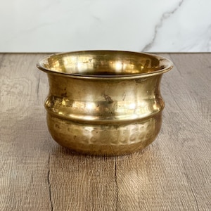 Brass Pot - Vintage Brass Planter