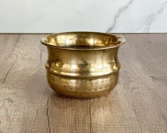 Brass Pot - Vintage Brass Planter