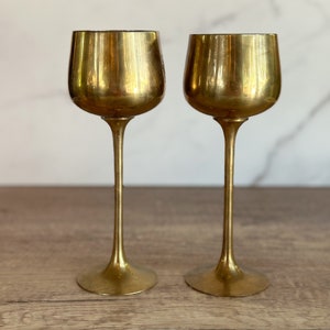 Brass Goblets Candle Holders
