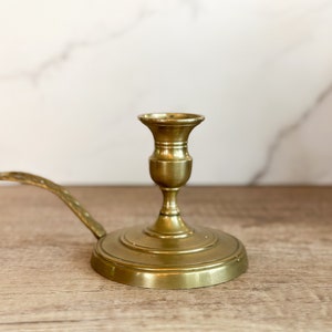 Brass Chamberstick Candle Holder