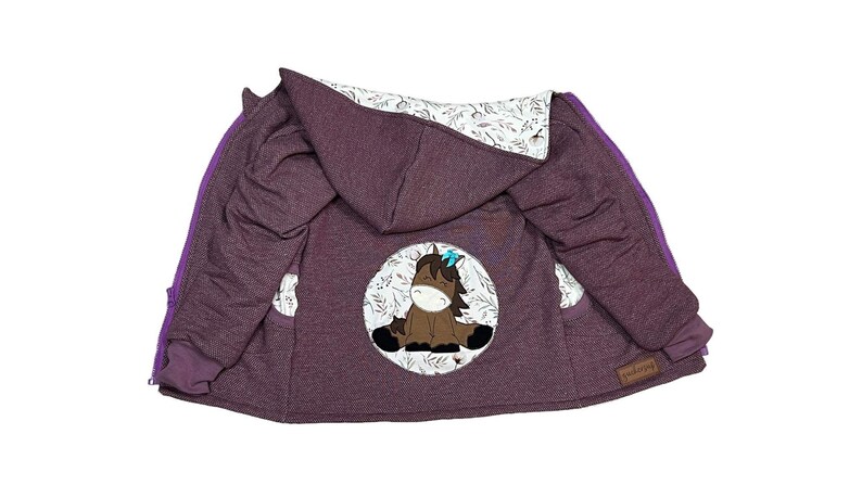 Lammfleece Jacke Pferd Bild 1