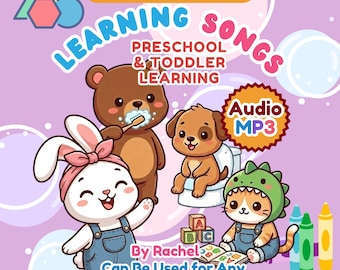 MP3 Audio Kids | Lernlieder für Kleinkinder | Vorschule Edukations Audio für Yoto & Toniebox | Digitaler Download