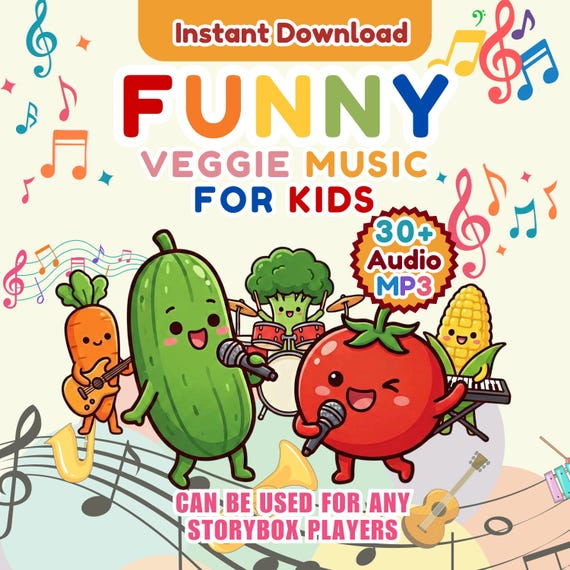 MP3 Audio Children’s Songs and Stories | Funny Music Kids Story for Yoto & Tonies