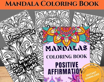 Mandala-Affirmationen-Malbuch: Achtsamkeit für Erwachsene (PDF)