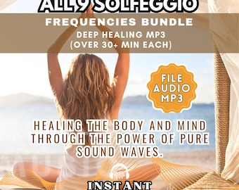 MP3 Audio Solfeggio Frequenzen | Tonies ,Storybox Player Lieder | Bundle Heilmeditation & Chakra Audio