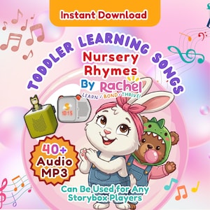 MP3 Audio Kids | Nursery Rhymes Songs for Kid | Preschool Educational Music for Yoto & Toniebox