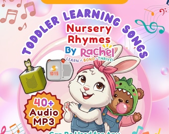 Audio MP3 Enfants | Comptines pour enfants | Musique éducative préscolaire pour Yoto et Toniebox