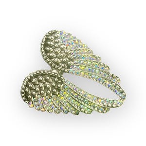 Glam Angel Wing Ring – Size 8 Rhinestone Statement Fashion Jewelry afbeelding 10