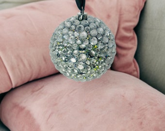 Glamorous Crystal Bling Ornament – Rhinestone Elegance for Christmas Trees