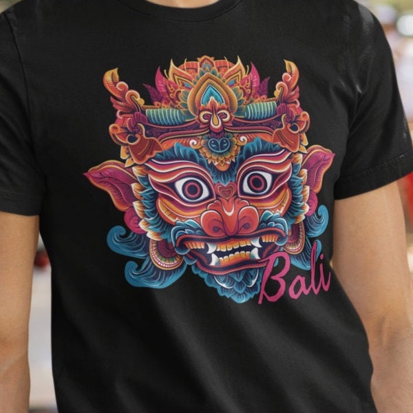 Bali Barong Dance Indonesia Traditional Mask T-shirt Island