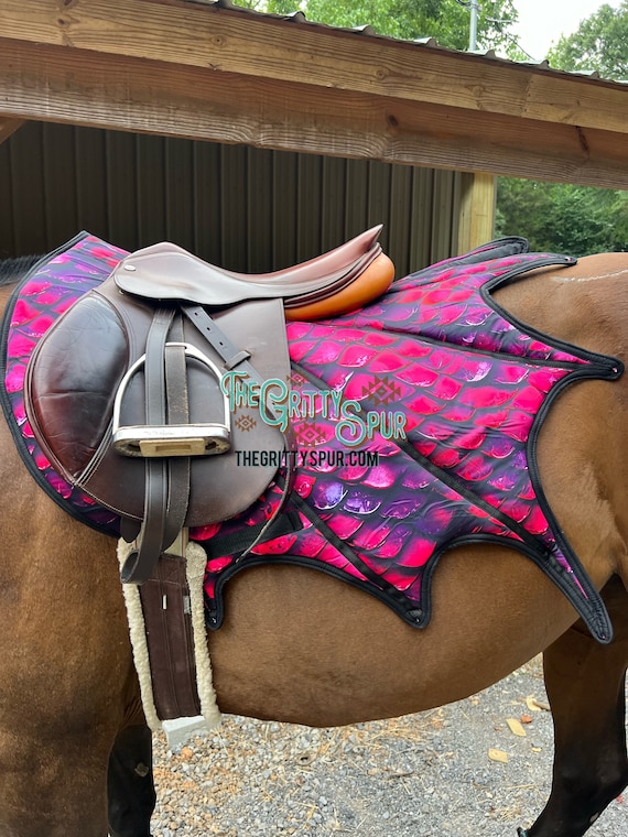 Tapis de selle réversible Shetland - Funny Horses Hearts - HKM