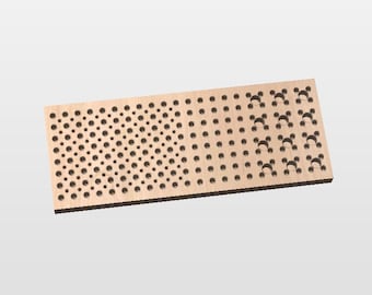 Bandeja para fresas de tupia - Download digital para CNC - Arquivos CRV e SVG