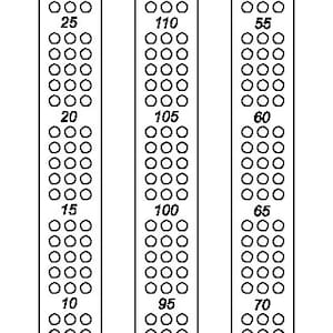 Cribbage Board Template - Digital Download - SVG & PDF