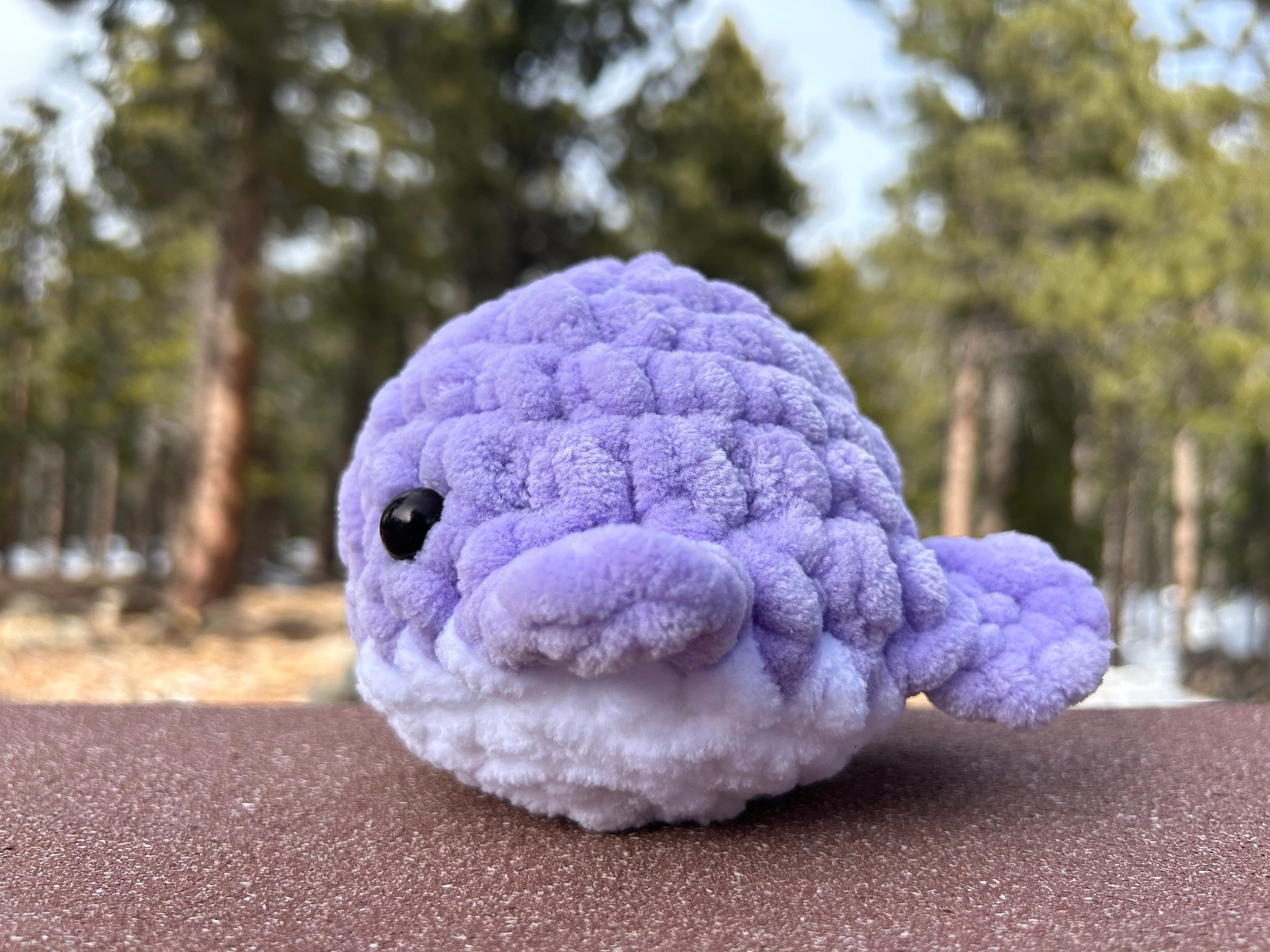 Crochet Whale Plush Etsy