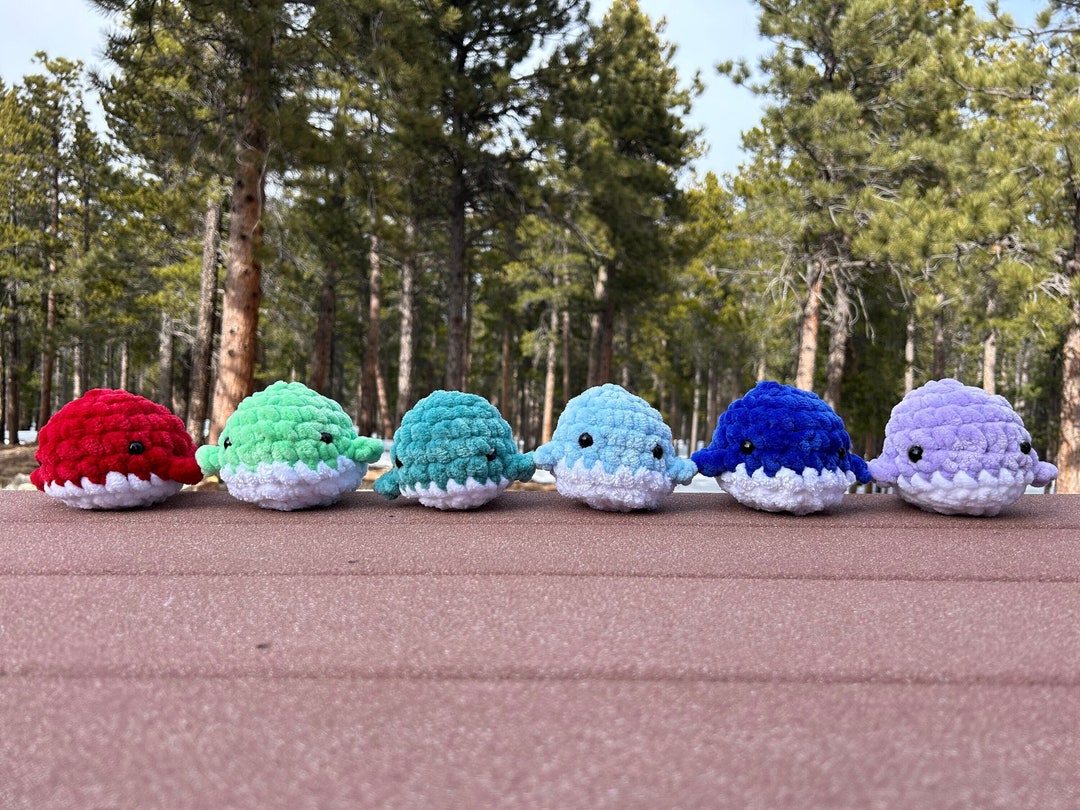 Crochet Whale Plush Etsy