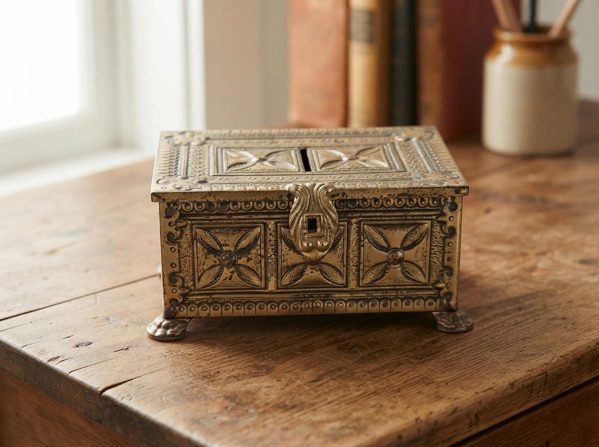Antique Tin Box - Etsy
