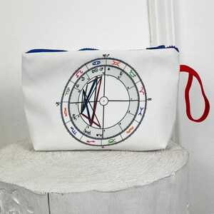 Bolso pequeño con carta natal cósmica: adaptado a tu astrología
