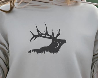 Deer SVG: Hunting Clipart, Forest Animals (Digital Files)
