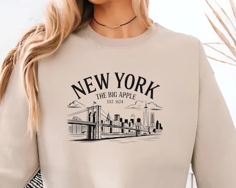 New York City Skyline SVG: NYC Vector Clipart (Digital Download)