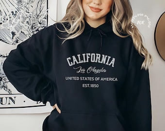 California Los Angeles SVG Design: Varsity Style (Digital Files)