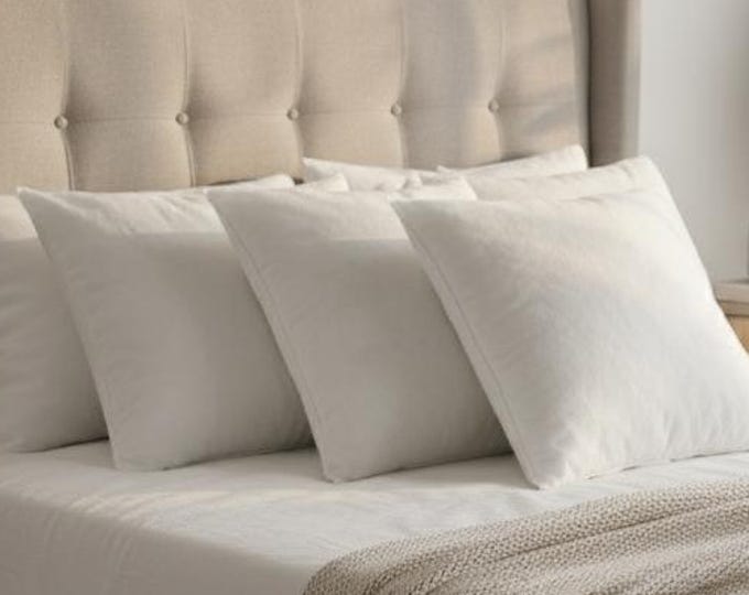 16x16 Pillow Insert – Premium Hypoallergenic Polyester Cushion Inner – Square Throw Pillow Form – Soft Durable Fill 9 Oz slicone