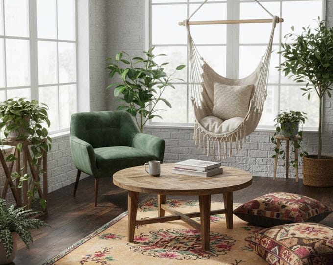 Vintage Floral Oushak Rug: Handknotted Wool Turkish Rug (4x7 ft)