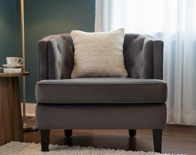 Handmade Beige  Brown Hemp Pillow Cover 40x40 cm | 16x16 in Rustic Natural Cushion | Boho Organic Throw Case | Eco Farmhouse Decor