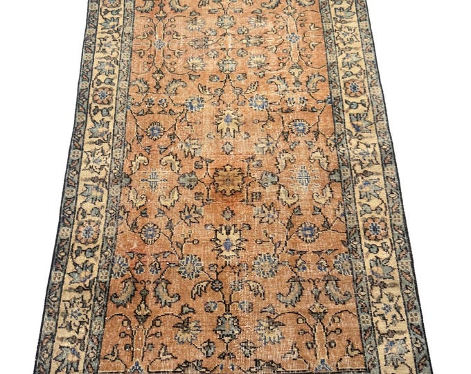 Vintage Turkish Oushak Wool Handmade Oriental Area Rug for Livingroom Kitchen Bedroom Entry Home Decor