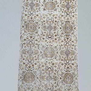 Handmade vintage small rug,wool rug,Turkish rug,3x7  ft entryway rug,antique kitchen rug, bathroom area rug,Decorative Home rug,oriental rug