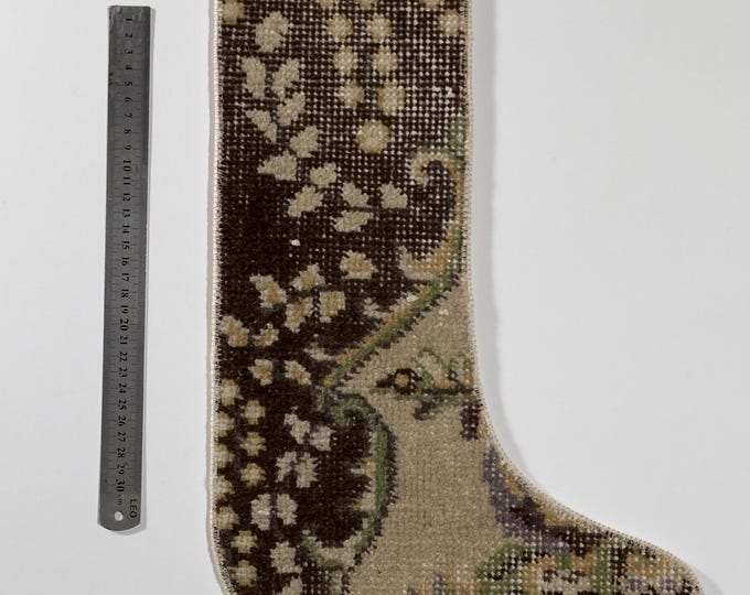 Vintage Rug Christmas Stocking – 18" x 12.5"