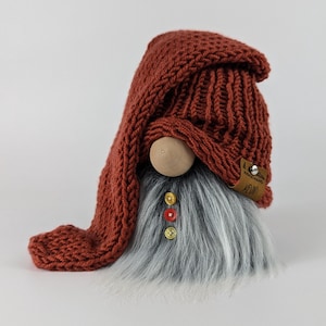 Handmade Gnome | Farmhouse Gnome | Rustic Gnome | Woodsy Gnome | Knit Gnome | Gift Gnome | Gnome Decor