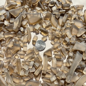 Smoky Colored Sea Glass — Genuine Tumbled Beach Sea Glass — Glass for Crafts & Jewelry — Tumbled Glass — Sea Glass — Tumbled Glass Pieces