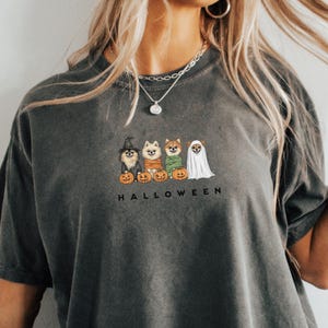 Pomeranian Dogs Halloween Tshirt, Cute Pomeranian Dogs Shirt, Dog Owner Gift, Funny Dog Tee, Comfort Colors® T-Shirt