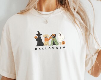 Labrador Retriever Halloween Tshirt, Cute Labrador Dogs Shirt, Dog Owner Gift, Funny Lab Retriever Tee, Comfort Colors® T-Shirt