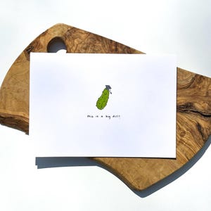 Carte de voeux de cornichons à l'aneth | Bonne remise des diplômes | Félicitations