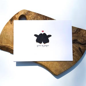 Penguin Greeting Card | Happy Anniversary | Sending Love