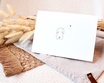 Bunny Greeting Card | Thinking of You
