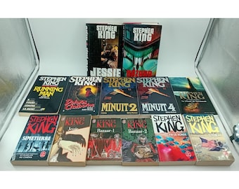 Lot 13 Stephen King Books Mixed HC PB French Horror Thriller Novel bundle