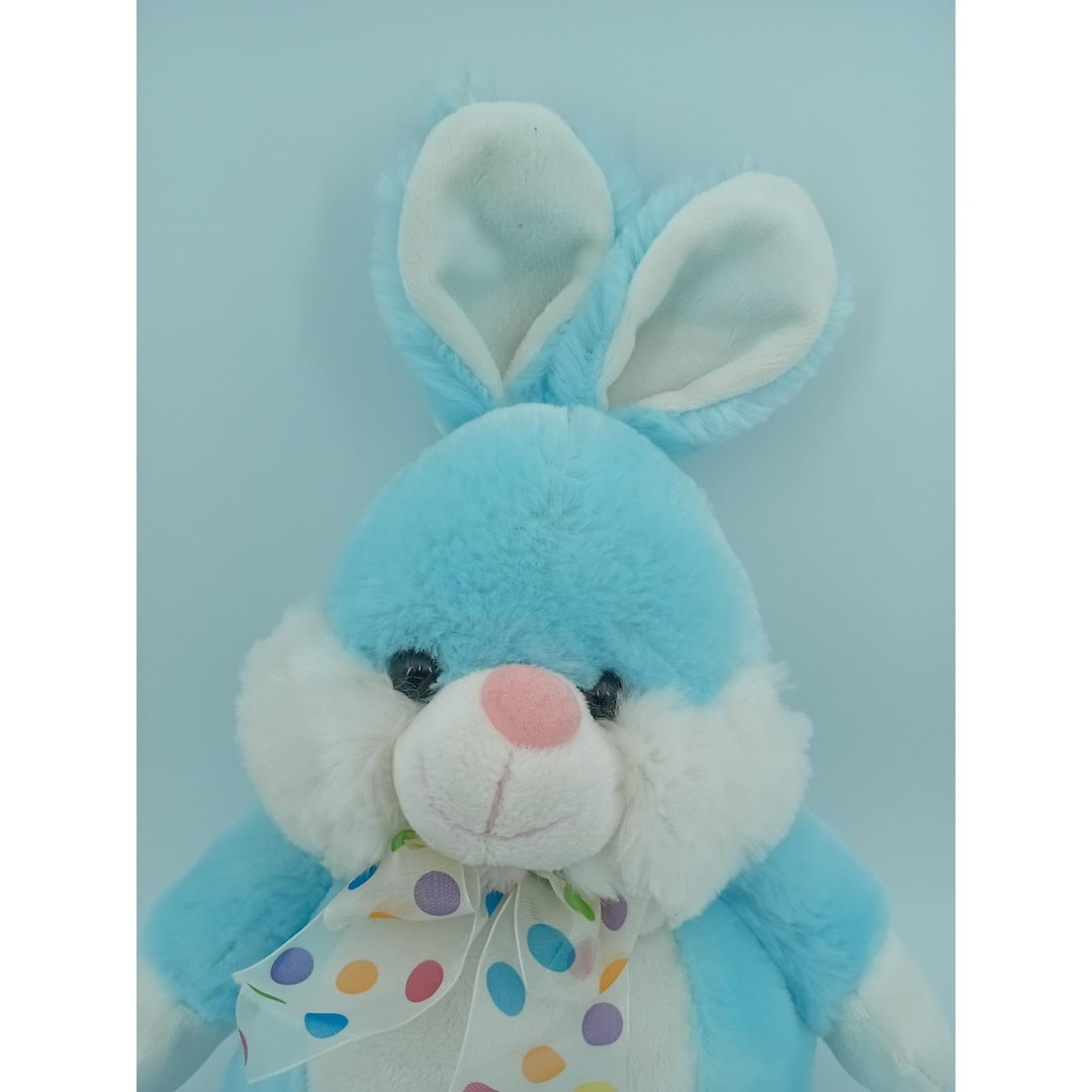 Blue Rabbit Stuffed Animal Kellytoy Blue Bunny Plush Stuffed Animal Soft Rabbit Toy Cute - Etsy