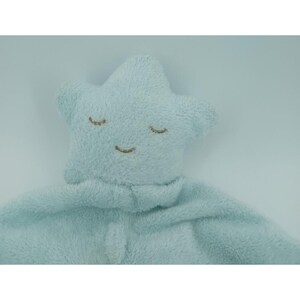 Angel Dear Blue Star Lovey Security Blanket Plush Baby Comfort Toy Soft image 2