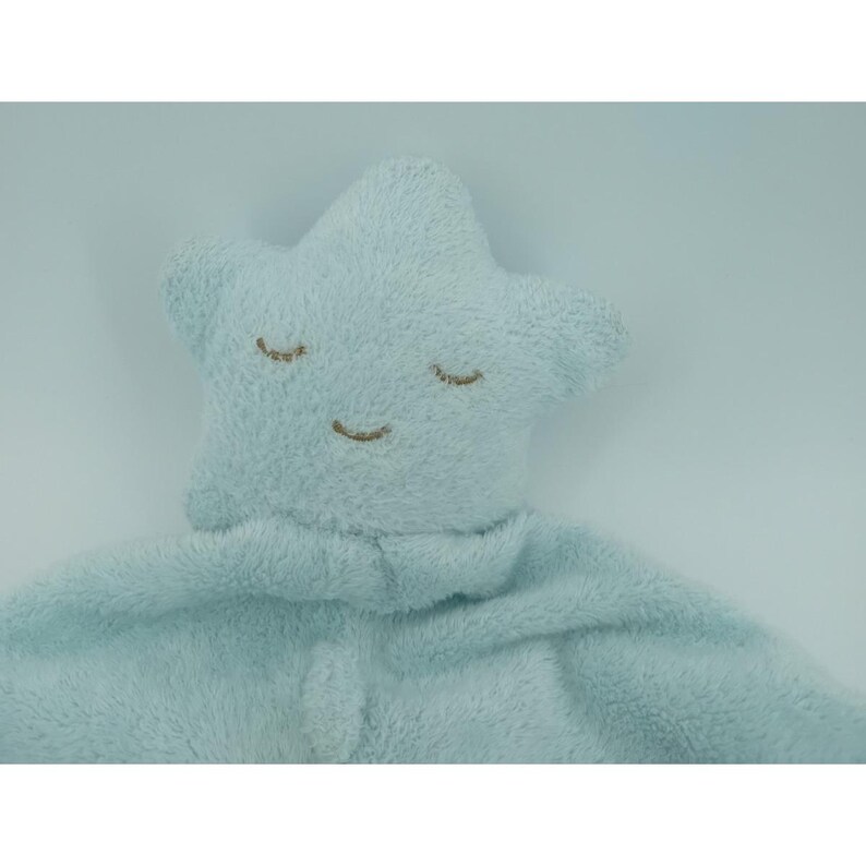 Angel Dear Blue Star Lovey Security Blanket Plush Baby Comfort Toy Soft image 2