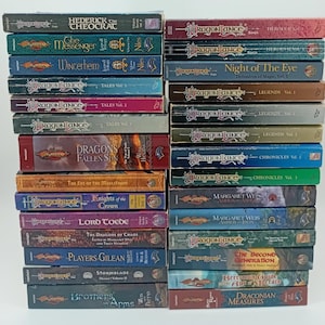 Lot of 28 Mixed Dragonlance Novels – Margaret Weis & Tracy Hickman Paperback