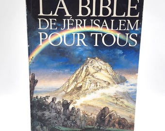 La Sainte Bible En Francais - Olive Wood Holy Bible in French