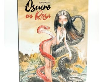 Oscuro en Rosa Tony Sandoval HC Graphic Novel francese BD Ankama Orn Pop