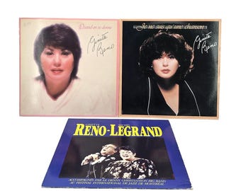 Ginette Reno Lote 3 Discos: Quand On Se Donne/ Je ne suis qu'une chanson/Festival