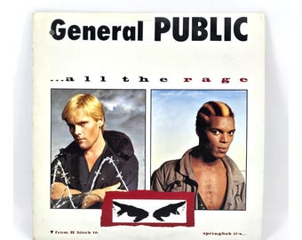 General Public - All the Rage LP Vinyl 1984 I.R.S. Records – SP 70046 VG